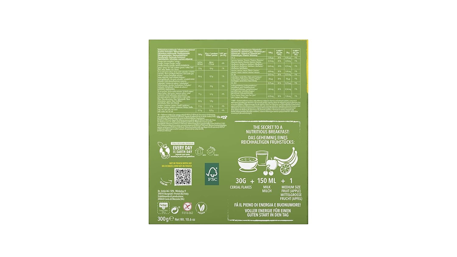 Fulgi de cereale fără gluten 300g, pachet de 8