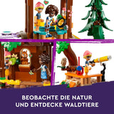 LEGO Friends Tree House At Adventure Camp, set de joacă pentru fete și băieți de la 8 ani cu 5 figurine și 5 animale, idee de cadou pentru jocuri creative, jucării sportive, casă de păpuși 42631 Seturi de constructie Besuche den LEGO-Store