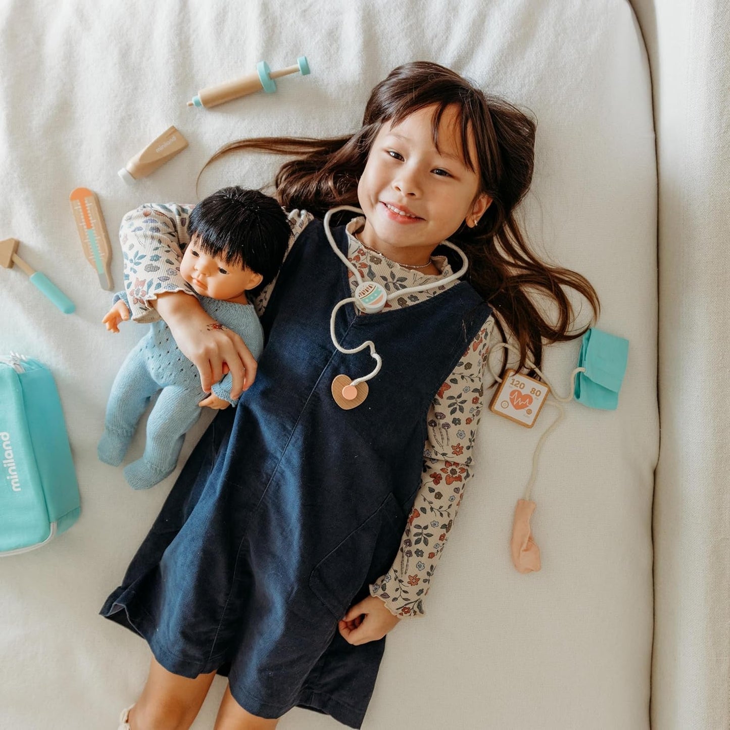 Miniland Baby Doll Asiatic Boy 38cm-31055