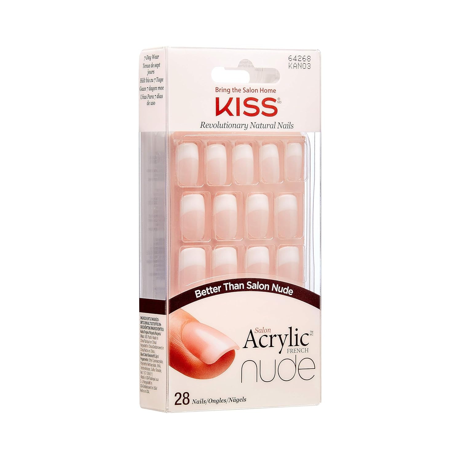 Kiss Nude Nails Cashmere & Nude Nails Unghii uimitoare