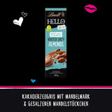 Ciocolată Lindt Hello, migdale sărate prăjite, 100g