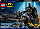 LEGO DC Batman: Batman figurină de construcție cu Batpod, jucărie pentru filmele cu supereroul, set de joacă de aventură pentru copii, cadou pentru băieți și fete 76273 Seturi de constructie Besuche den LEGO-Store