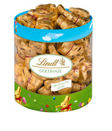 Mini Iepurași Aurii de Ciocolată | Pungă de 700g și Ediție Decorativă de Ciocolată | Pungă de 180g | Ouă premium de ciocolată cu lapte, ambalate vesel și colorat, pentru Paște | Ciocolată de Paște