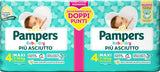 Scutece Pampers Baby Dry Maxi Twin Pack, mărimea 4 (7-18 kg), 48 de scutece