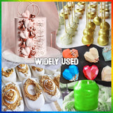 Sclipici comestibil lichid - sclipici alimentar curcubeu 7 culori pentru decorarea torturilor, băuturi, copt, brioșe - pudră sclipici alimentar comestibil lichid pentru cocktailuri, fondant, prăjituri