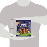 NESTLÉ SMARTIES Prietenii de Paște, figurine cu tematică de Paște, din ciocolată cu lapte fină, cu umplutură cremoasă și mini-linte colorate cu ciocolată SMARTIES, 1 pachet (1 x 65g)