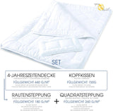 Aqua-Textil Soft Touch Set pentru copii Plapumă 100 X 135 Cm 250G și 350G cu pernă 40 X 60 Cm 150G Plapumă 4 anotimpuri Reglare climatică Oeko-Tex Plapumi si pilote Naty Shop