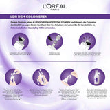 L'Oréal Paris Vopsea de păr permanentă cu rezultat de culoare ultra rece, acoperire 100% a părului gri, set cu colorare, șampon și cremă de îngrijire, Excellence Cool Creme, Nr. 7.11 Ultra rece blond mediu (Blond) Vopsea pentru par Naty Shop
