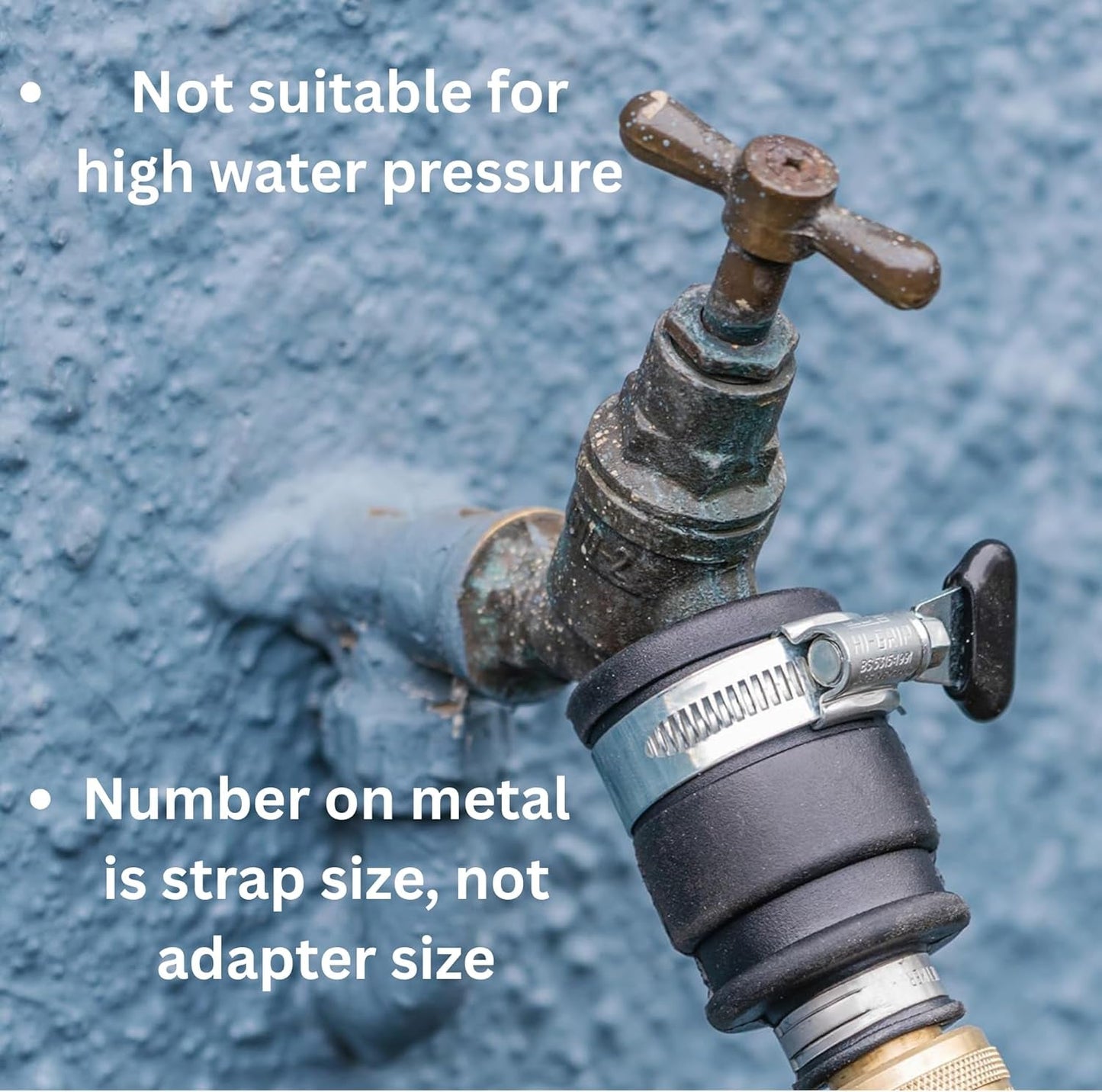 Conector pentru robinet cu prindere prin împingere | Diametru 20-30 mm | Alamă masivă | Sigur și durabil | Fixare sigură | Robust și rezistent la coroziune, negru/argintiu/auriu