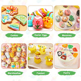 12 bucăți de pixuri colorante alimentare, pixuri colorante alimentare pentru copt, markere alimentare cu vârf fin și gros, pix comestibil pentru prăjituri, fondant, fursecuri, ouă de Paște, macaroane