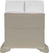 Lenjerie de pat italiană cuvertură de vară CHIC, microfibră, DOUBLE 250X250Cm, maro Plapumi si pilote Naty Shop Titlu implicit