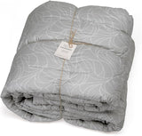 Foppapedretti Notte & Natura Pearl Wave cuvertură pentru pat dublu, capac din bumbac 100%, fabricat în Italia Plapumi si pilote Naty Shop