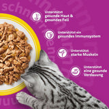 WHISKAS Hrană umedă pentru pisici în jeleu 120 x 85g Selecție de păsări de curte