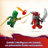 LEGO NINJAGO Lloyd's Action Speedster - Mașină de construit jucărie cu 2 minifigurine pentru jocuri de rol, mașină de construit jucărie pentru copii - cadou pentru băieți și fete de la 7 ani 71828 Seturi de constructie Besuche den LEGO-Store