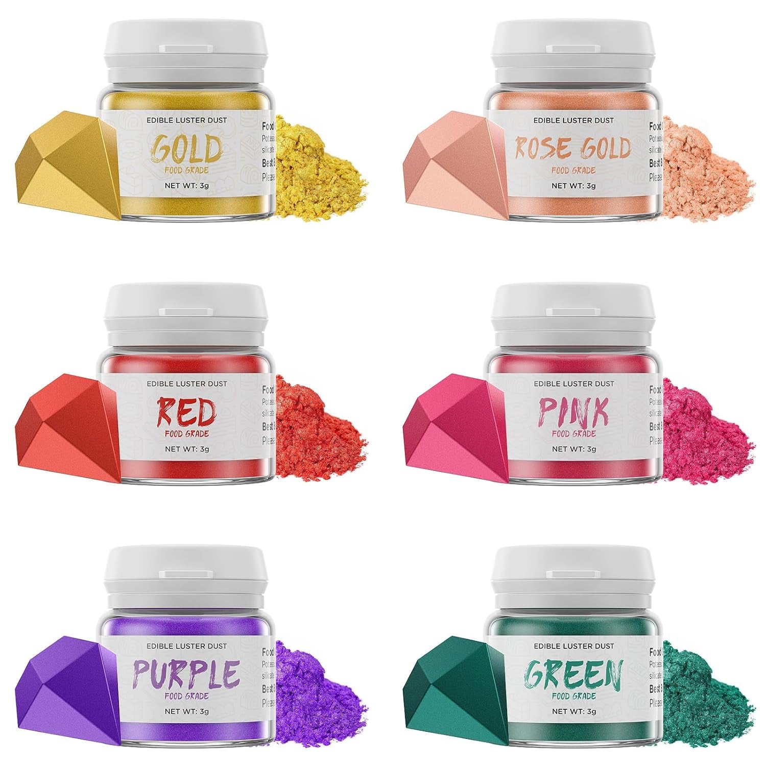 Glitter comestibil, 3 grame Naty Shop