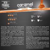 Der-Franz Kaffee Pack, ganze Bohne, aromatisiert, 5 x 500 g (1 x Haselnuss, 1 x Vanille, 1 x Schokolade, 1 x Zimt, 1 x Karamell)