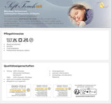 Aqua-Textil Soft Touch Set pentru copii Plapumă 100 X 135 Cm 250G și 350G cu pernă 40 X 60 Cm 150G Plapumă 4 anotimpuri Reglare climatică Oeko-Tex Plapumi si pilote Naty Shop
