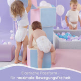 Scutece Bella Baby Happy Premium, mărimea 6, Junior Extra, 15+ kg, 96 de bucăți, sigiliu DERMATEST și OEKO-TEX, scutece de unică folosință pentru bebeluși