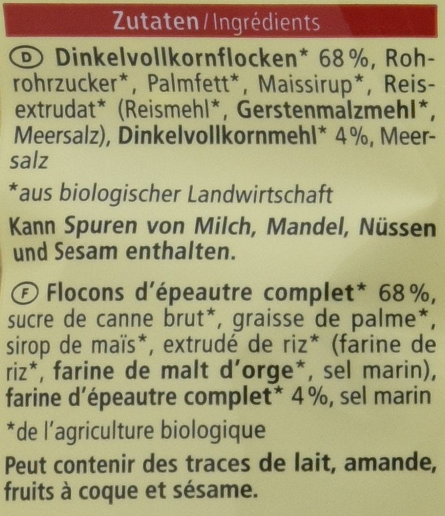 Alcâm crocant organic, pachet de 3 (3 x 750 g)