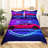 Jungen Cartoon Auto Bettwäsche Set 135X200,Kinder Bau Fahrzeuge Tröster Abdeckung Für Kind Kleinkind Teens,Dinosaurier Bettbezug,Traktor Maschinerie Bagger Bettdecke Abdeckung,Lkw Autos Bettwäsche Naty Shop Multi 8 220*240+80*80*2