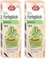 Colorant alimentar organic RUF roz vată de zahăr, cu sirop de agave pentru colorarea glazurii și pentru prăjituri decorative, fără gluten și vegan, 1 x 25g