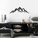 Accesoriu decorativ de perete din metal negru elegant, 70 x 22 cm | 100% metal (grosime 1,5 mm) | Montare ușoară pe perete | Perfect pentru un decor modern Statuete si sculpturi Naty Shop Titlu implicit