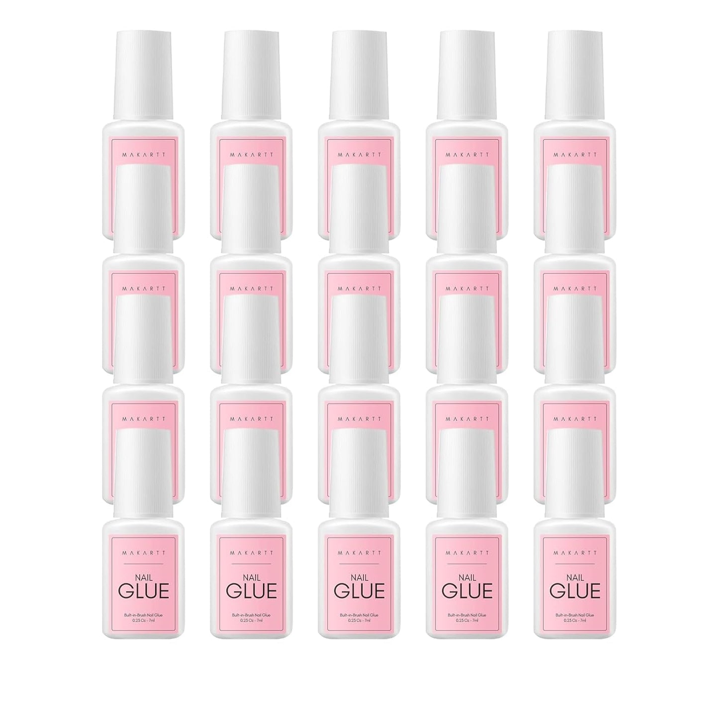 Lipici de unghii Makartt extra puternic pentru unghii artificiale, uscare rapidă în 5 secunde, lipici acrilic pentru vârfuri de unghii sau unghii reparate, nu necesită întărire cu lampa UV, 7 ml