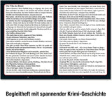 The Three ??? - Crime Puzzle - The Villa of the Puzzles By KOSMOS 697976, 300 piese, Strălucește în întuneric, Cu lampă UV, Citire, Puzzle, Rezolvarea puzzle-urilor, Puzzle detectiv De la 10 ani Puzzle Naty Shop