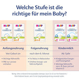 HiPP HA 2 Combiotik (4 x 600g) - Formulă de continuare după 6 luni, cu culturi naturale de acid lactic, fibre alimentare valoroase (GOS), Omega-3, proteine hidrolizate pentru sisteme imunitare sensibile