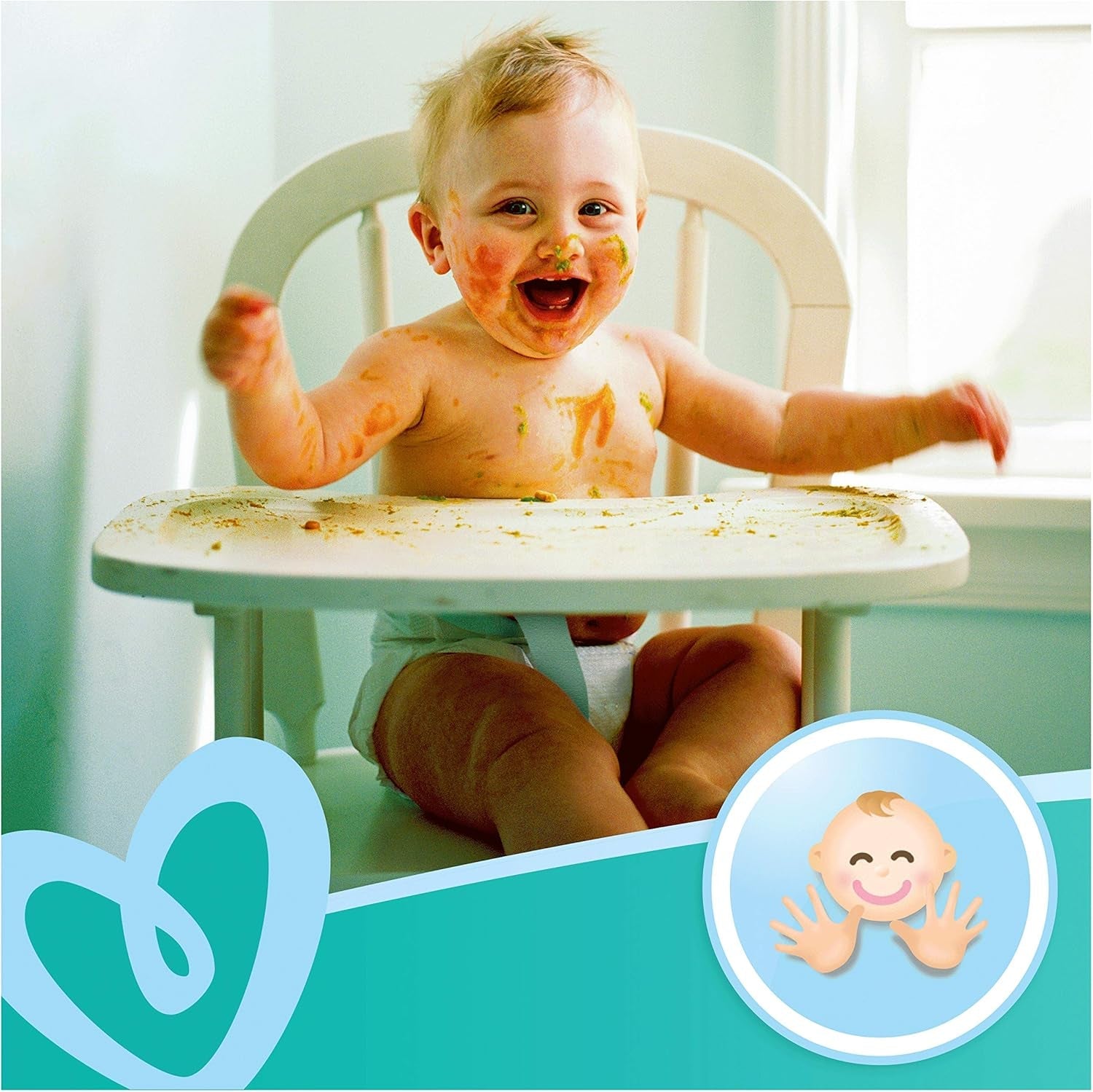 Șervețele umede Pampers 81688049 Fresh Clean pentru bebeluși, albe