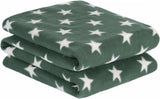 DREAMSCENE pătură confortabilă pătură pufoasă pătură fleece - living pătură cald iarna moale, canapea pătură, pătură canapea, pătură cuddly copii, living & pături cuddly 120X150Cm, canapea arunca pătură gri stele Paturi si Cuverturi Besuche den DREAMSCENE-Store Verde pădure 120 X 150 Cm