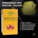 ® Ceremonial Matcha Pulbere X Rodie 100G [Susține slăbirea și metabolismul] - Ceai verde pentru un stil de viață activ și sănătos - Ceai verde fără aditivi (pur și natural)
