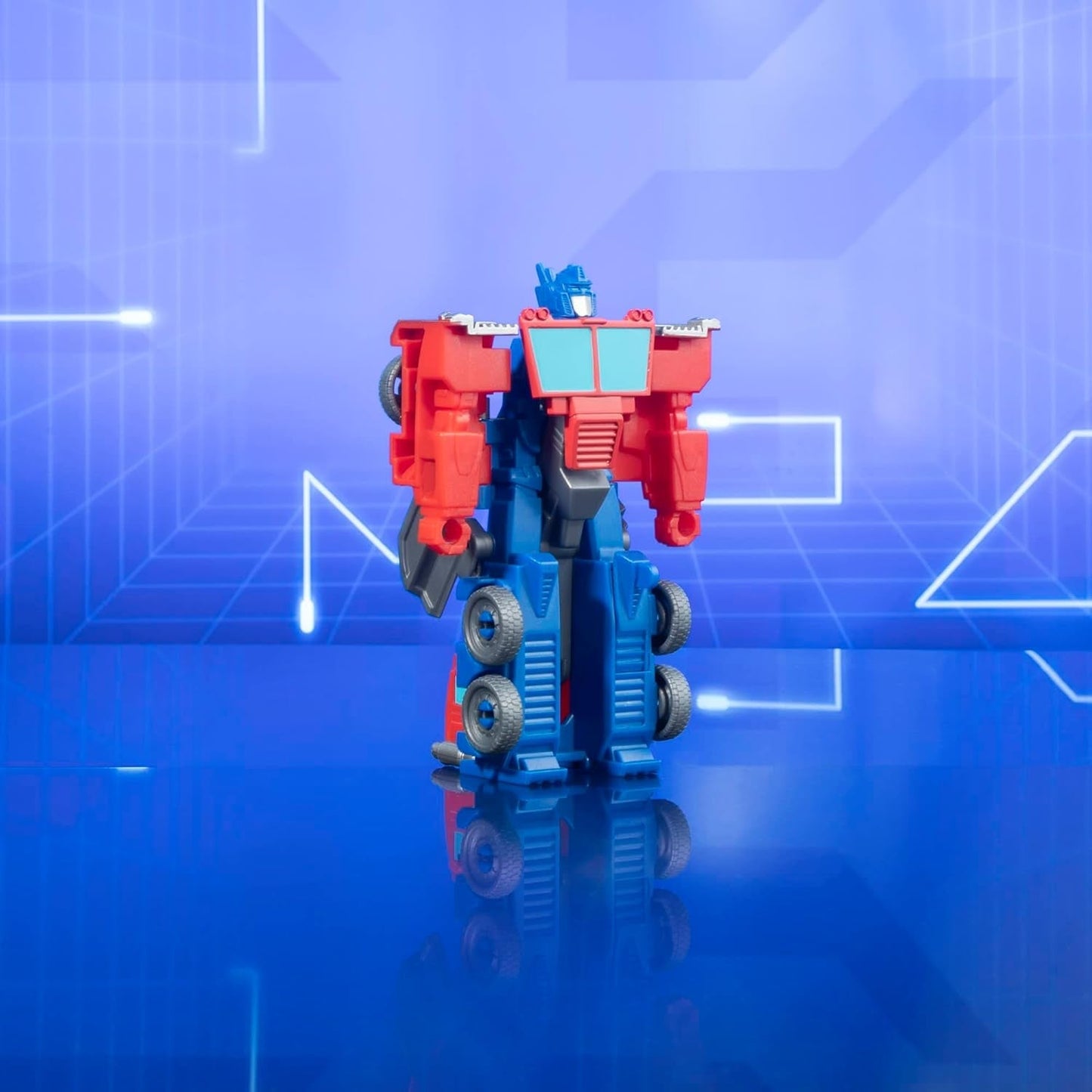 Jucărie Transformers Earthspark 1-Step Flip Changer Optimus Prime, figurină (10 cm), jucărie robot, vârsta 6+ Action figures Naty Shop
