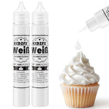 Colorant alimentar în gel - HXDZFX 2×30ml, colorant alimentar fără zahăr, foarte concentrat, pentru decorarea torturilor, fondant alb, macaroane, prăjituri, copt, ouă de Paște, slime (mov struguri)