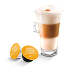 NESCAFÉ Dolce Gusto Latte Macchiato, 48 Kaffeekapseln, Aromatischer Espresso, 3-Schichten -Köstlichkeit aus feinem Milchschaum, Aromaversiegelte Kapseln, 6er Pack (3x16 Kapseln)
