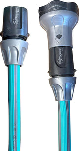 Furtun de grădină extensibil până la 7,5 metri, 1/2" (12,5 mm), cu duș de mână și 8 funcții, Idroeasy