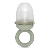 Ronțăitorul Suavinex pentru bebeluși, protecție anti-sufocare, calitate alimentară, silicon, cu capac, ușor de curățat, potrivit pentru mașina de spălat vase și congelator, calmează gingiile, de la 6 luni, verde