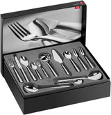 Set tacâmuri ZWILLING Senses, 68 piese, pentru 12 persoane, oțel inoxidabil 18/10/oțel cu lamă de calitate superioară, finisaj mat, argintiu Naty Shop Argintiu