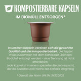 Caffè Vergnano 1882 - Èspresso Kompostierbare Kaffeekapseln, Kompatibel Mit Nespresso, Cremoso (Cremig) - Packung Enthält 100 Kapseln