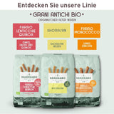 Paste Fusilli Organice Nr. 93 - 500g din grâu Khorasan – Grâu antic, bogat în proteine, cultivat 100% în Italia – Versatile în bucătărie și bogate în nutrienți