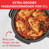 Instant Pot Superior Slow Cooker, 7.1L Multicooker, 4 funcții de gătit, 800 W Slow Cooker Naty Shop