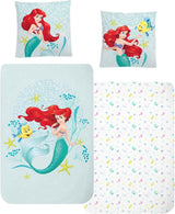 Lenjerie de pat pentru copii, diverse personaje animate, 100% bumbac Lenjerie de pat - copii Naty Shop Ariel
