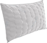 Lenjerie de pat italiană MB Home Italia, pernă, bioceramică, gri deschis, 45 x 75 cm Perne standard Naty Shop