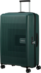 American Tourister Aerostep - Spinner L, Valiză extensibilă, 77 cm, 101.5/109 L, Portocaliu (Portocaliu aprins) Bagaje și echipament de călătorie Naty Shop Verde (Pădure închisă) L (77 cm - 101,5/109 L)