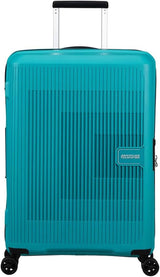 American Tourister Aerostep - Spinner L, Valiză extensibilă, 77 cm, 101.5/109 L, Portocaliu (Portocaliu aprins) Bagaje și echipament de călătorie Naty Shop Turcoaz (turcoaz tonic) M (67 Cm - 66.5/72.5 L)