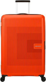 American Tourister Aerostep - Spinner L, Valiză extensibilă, 77 cm, 101.5/109 L, Portocaliu (Portocaliu aprins) Bagaje și echipament de călătorie Naty Shop Portocaliu (portocaliu strălucitor) L (77 cm - 101,5/109 L)