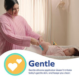 Aplicator de cremă pentru scutece Nuby - Spatulă pentru cremă împotriva erupțiilor cutanate | inclusiv cutie de călătorie | potrivit de la naștere Copii - Baie si Skincare Naty Shop