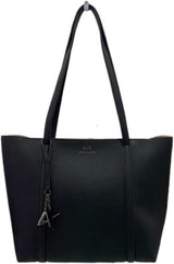 Armani Exchange Women's Geantă de cumpărături pentru femei, mărime unică Genti Femei Naty Shop Negru