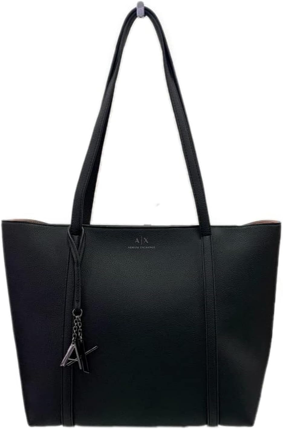 Armani Exchange Women's Geantă de cumpărături pentru femei, mărime unică Genti Femei Naty Shop Negru