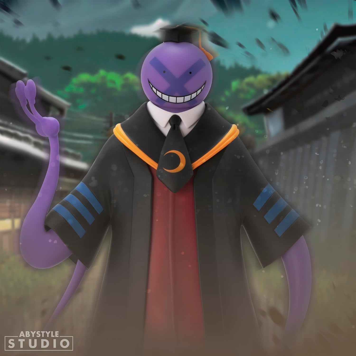 Assassination Classroom Purple Koro Sensei SFC PVC figură de colecție, 7.8 inch înălțime, anime și statuie manșon, decorațiuni interioare, dormitor, birou, cadou Statuete si sculpturi Naty Shop